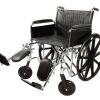 Silla de ruedas reforzada con eleva piernas