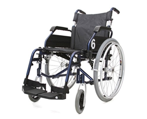 Silla de ruedas manual de lujo 18″